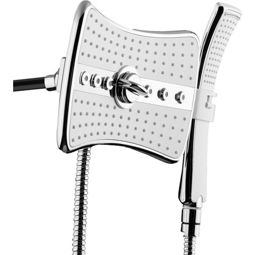 Rainfall 3 Piece Handheld Shower Head Wand Set & Reviews AllModern